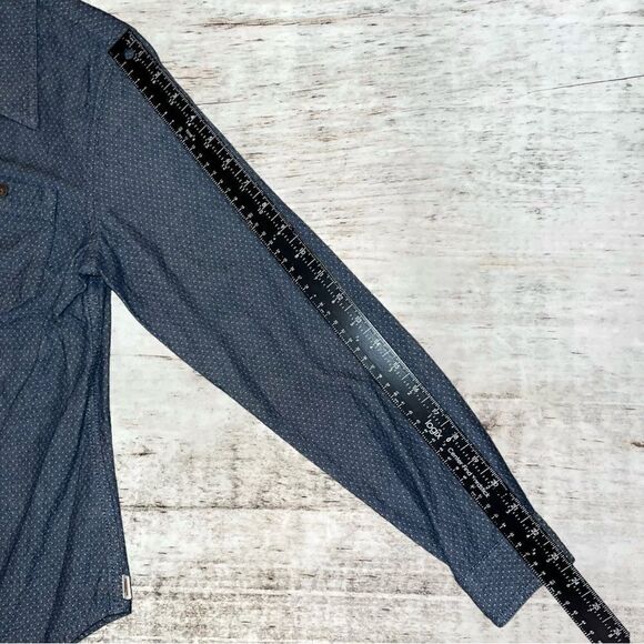 NWT Toms x Target 1/2 Button Up Long Sleeve Shirt Size Small - Picture 7 of 8